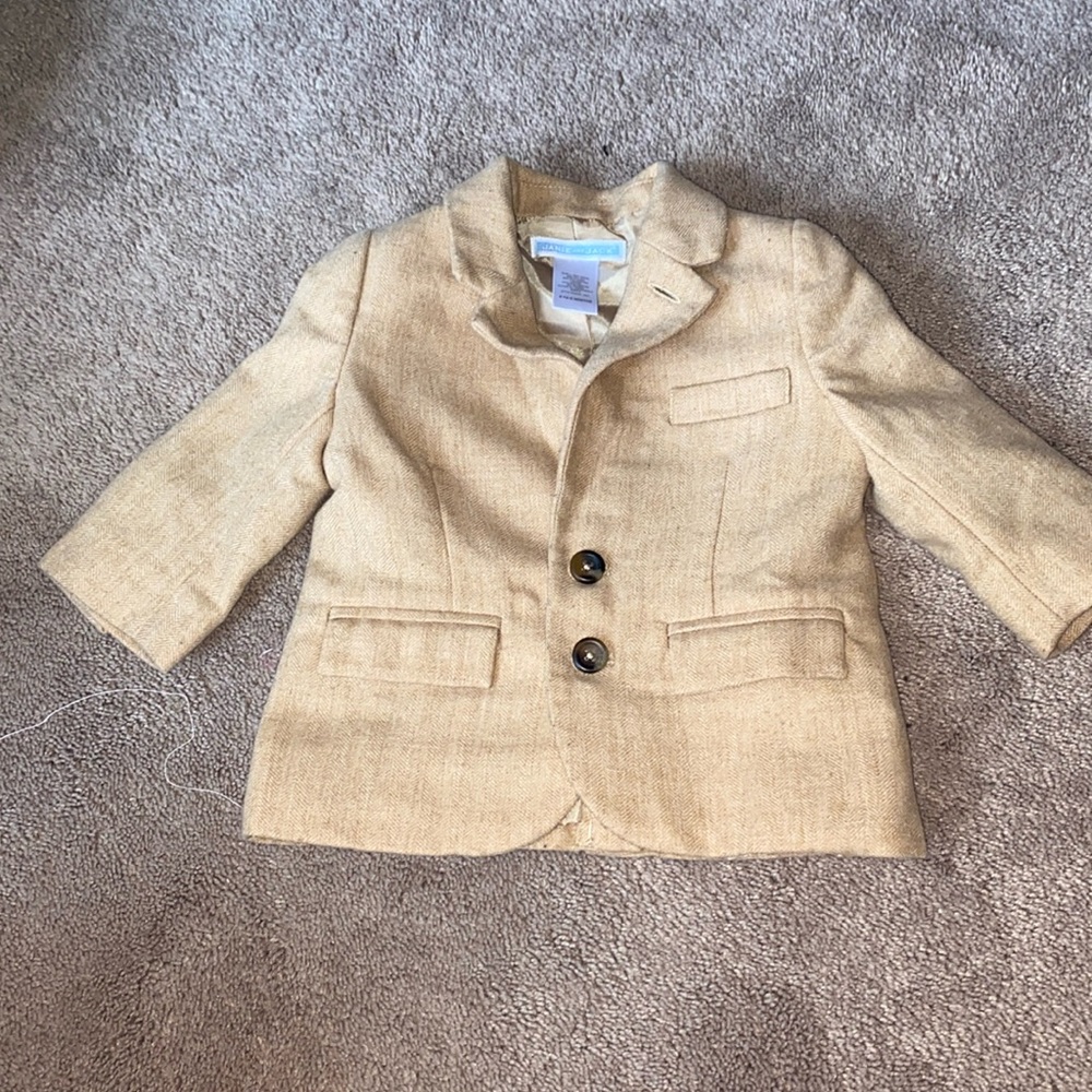 Janie and Jack Tan Blazer for Kids